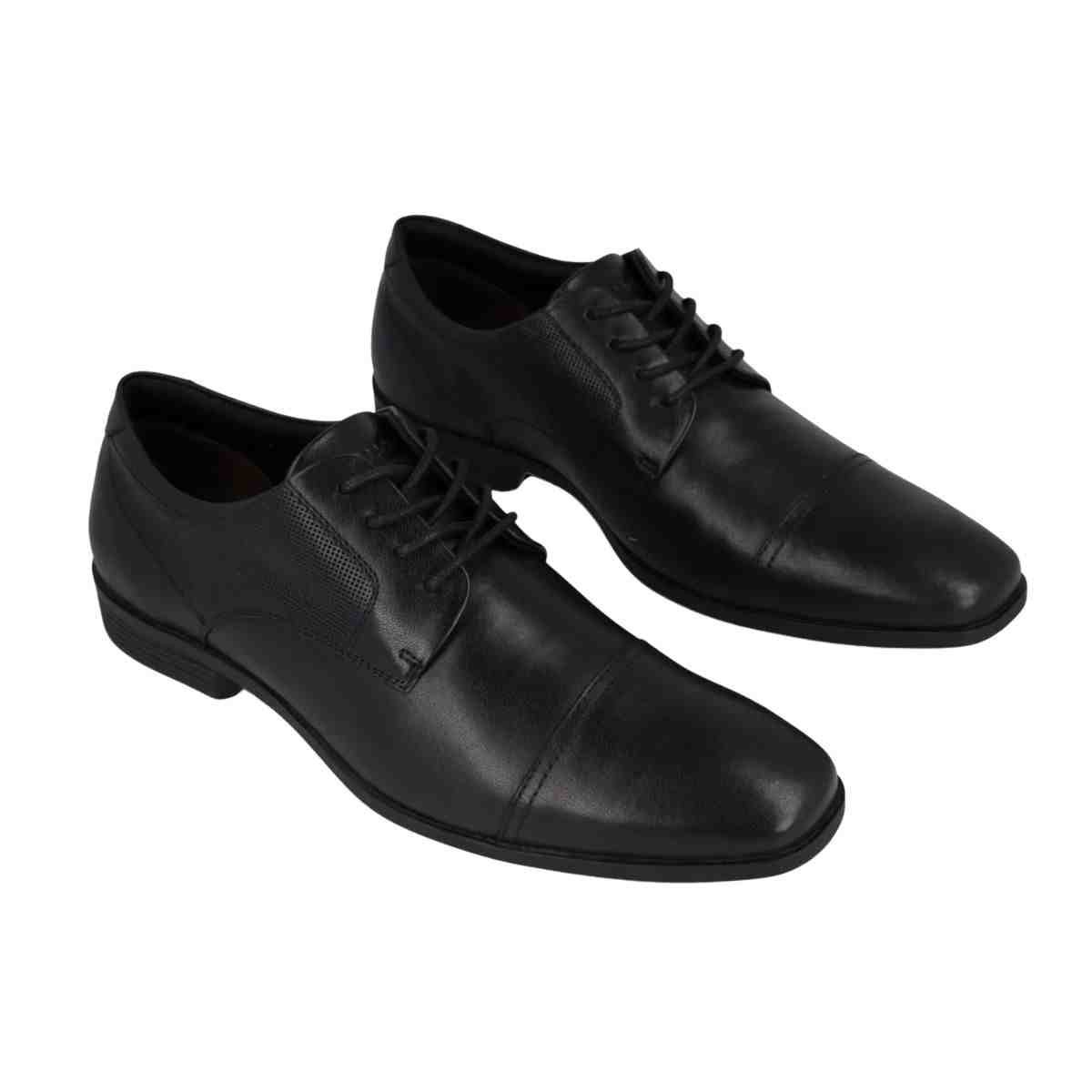 Sapato Masculino Social Ferracini London Preto Preto 3