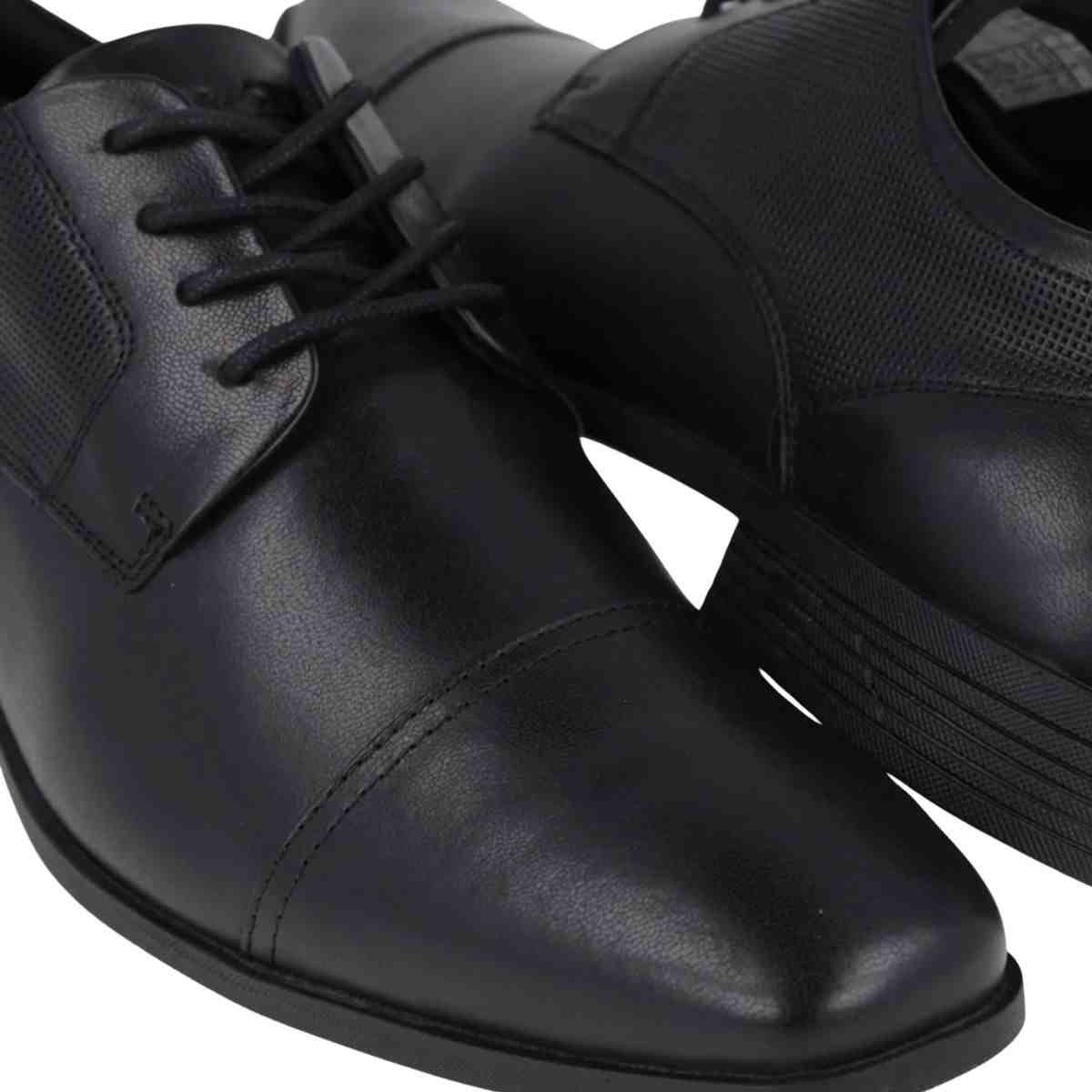 Sapato Masculino Social Ferracini London Preto Preto 5