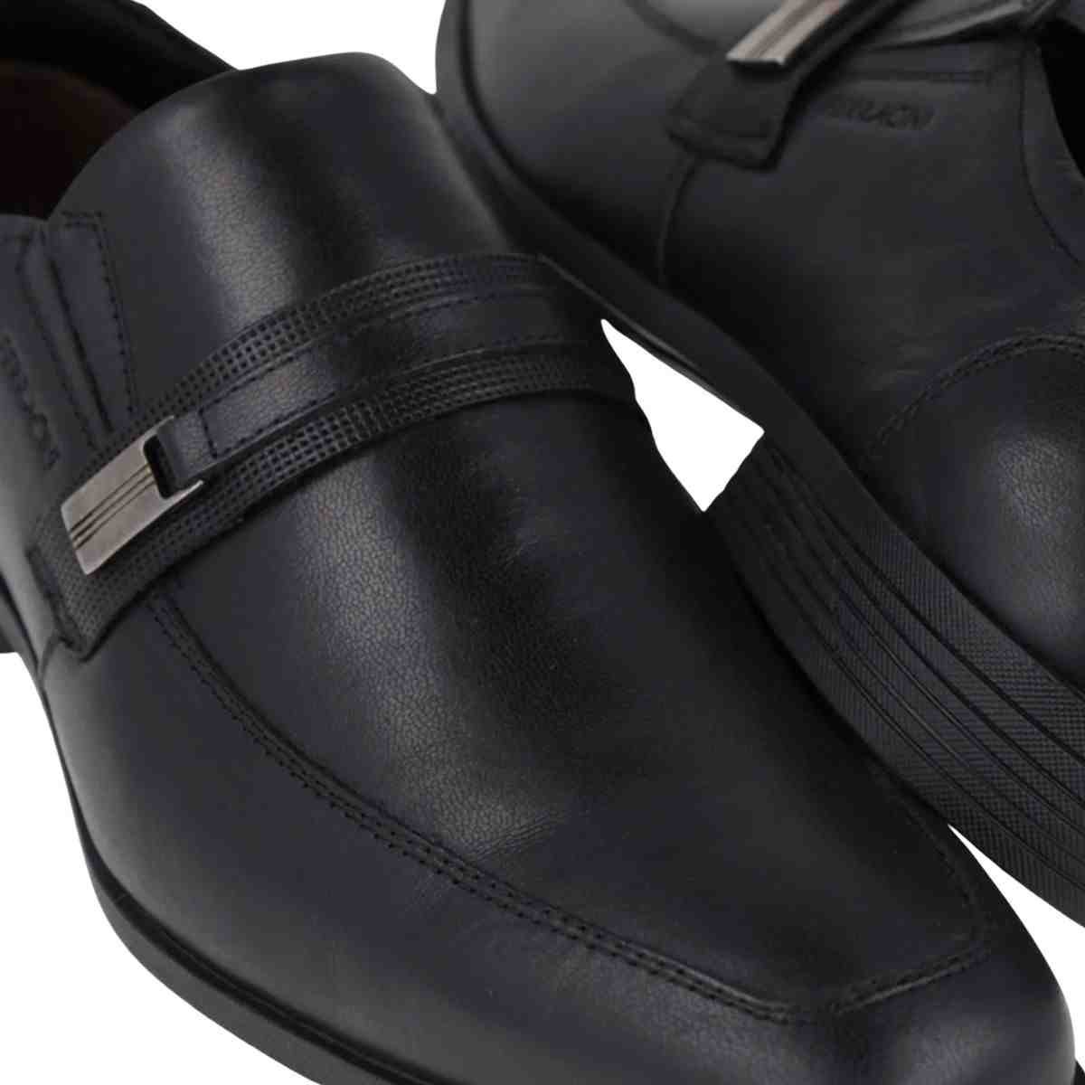 Sapato Masculino Social Ferracini London Preto Preto 4