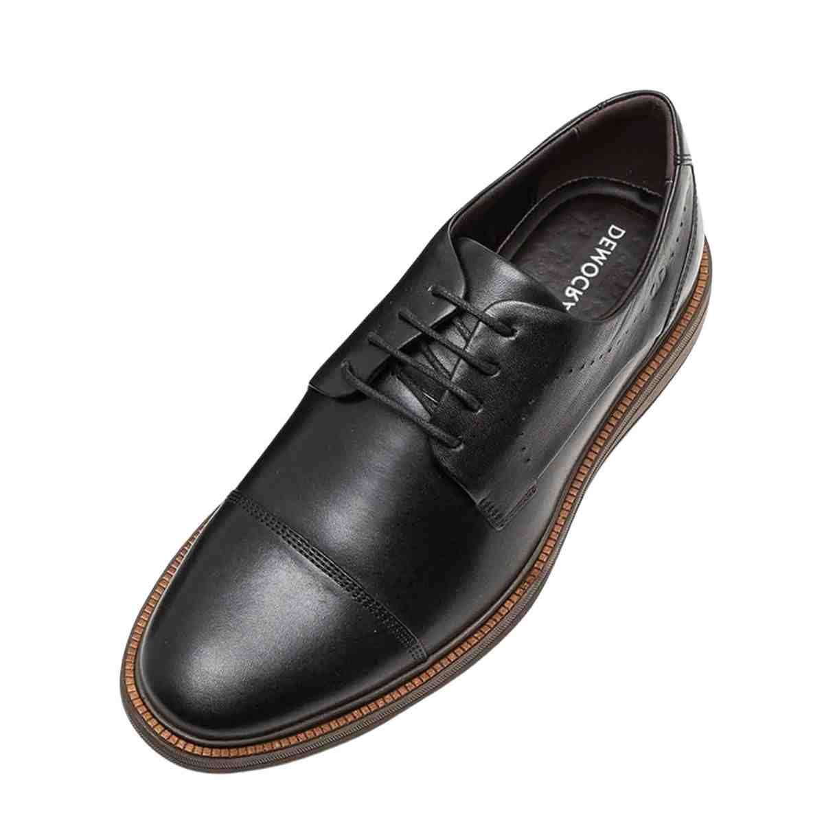 Sapato Masculino Esporte Fino Democrata Bay Preto Preto 5