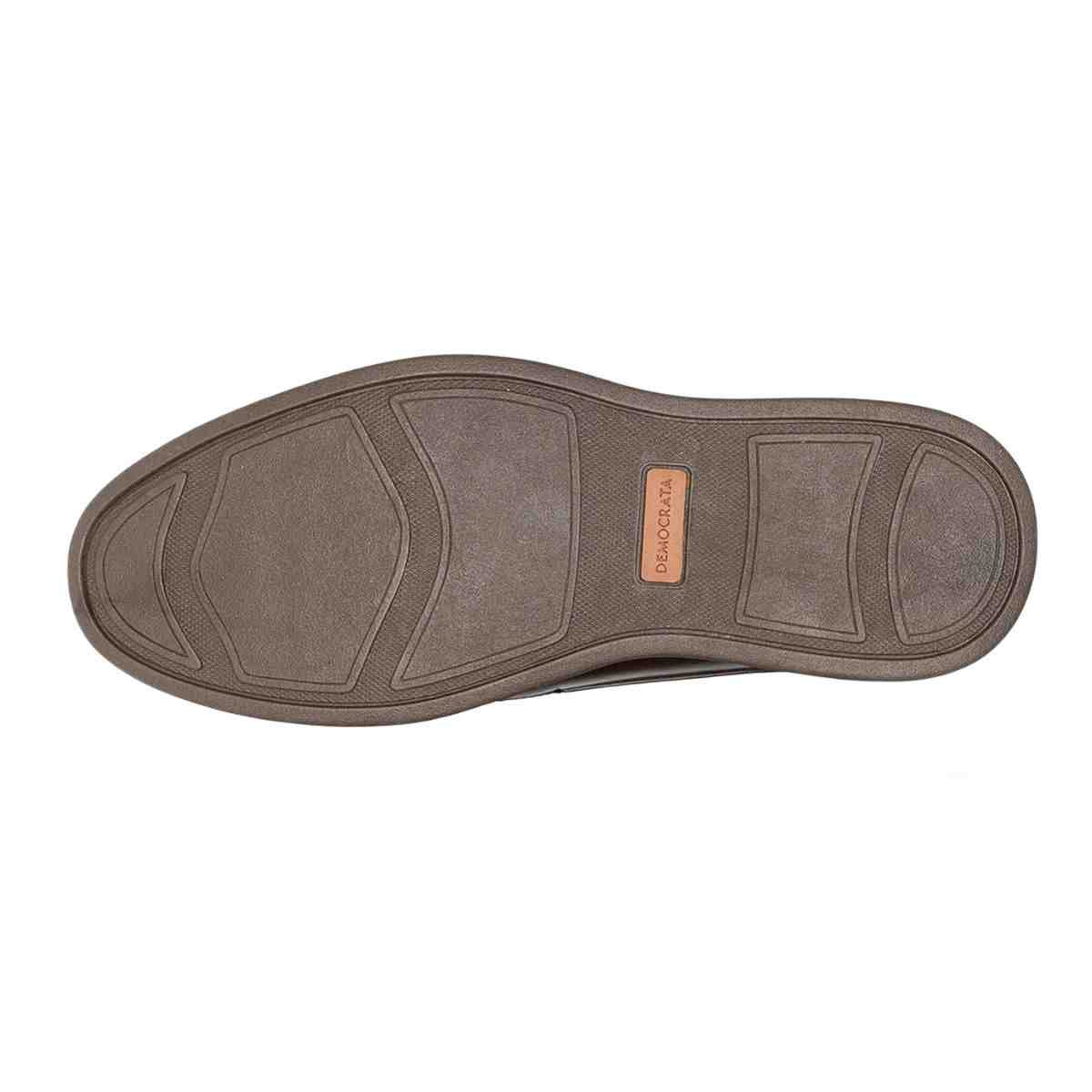 Sapato Masculino Esporte Fino Democrata Bay Marrom Marrom 6