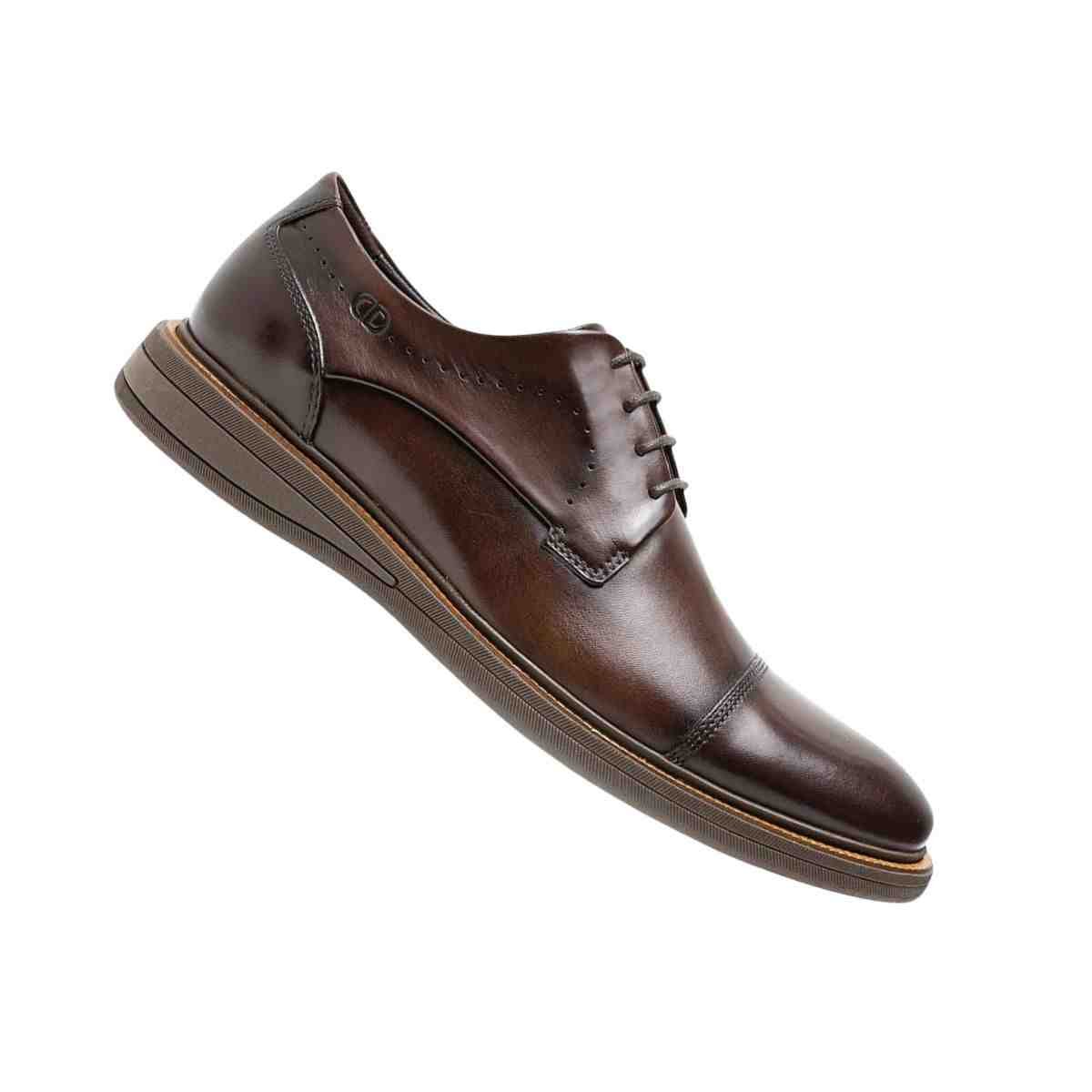 Sapato Masculino Esporte Fino Democrata Bay Marrom Marrom 7