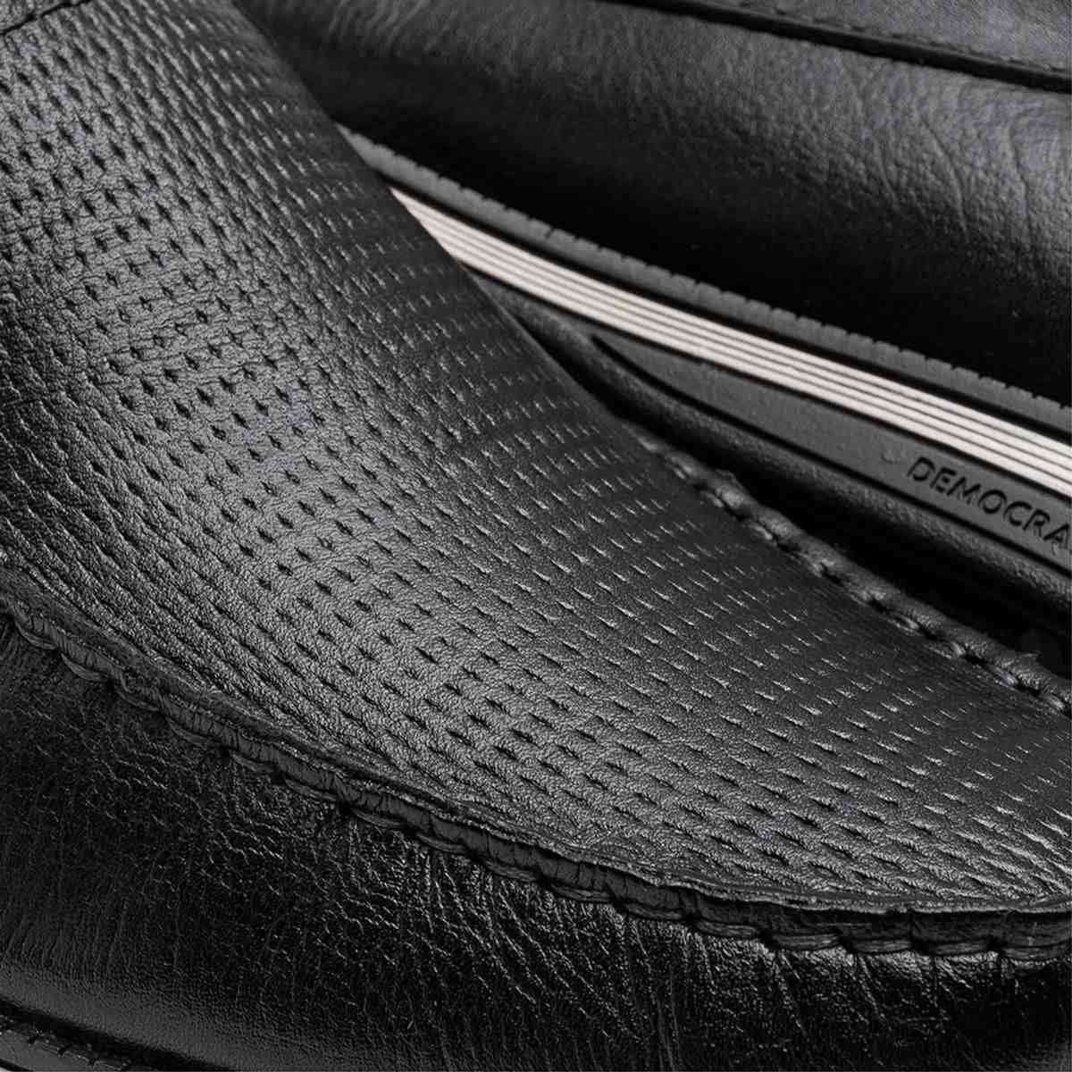 Mocassim Masculino Democrata Easy Ted Preto Preto 3