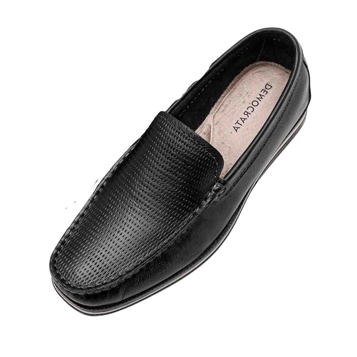 Mocassim Masculino Democrata Easy Ted Preto Preto 5