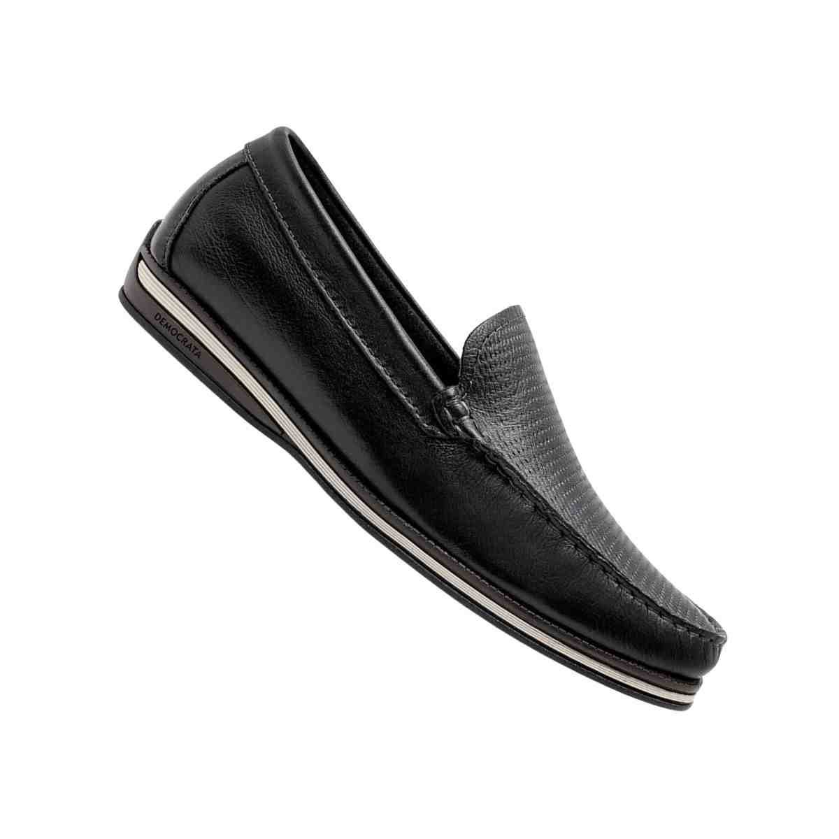Mocassim Masculino Democrata Easy Ted Preto Preto 7