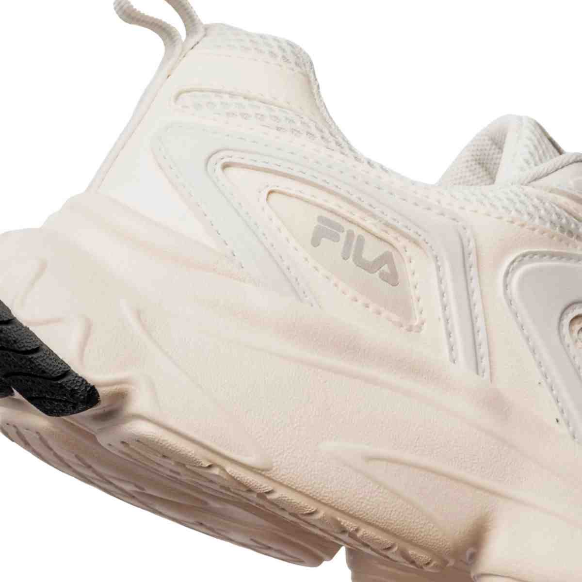 Tênis Casual Feminino Fila Buzzard Bold Bege Bege 5