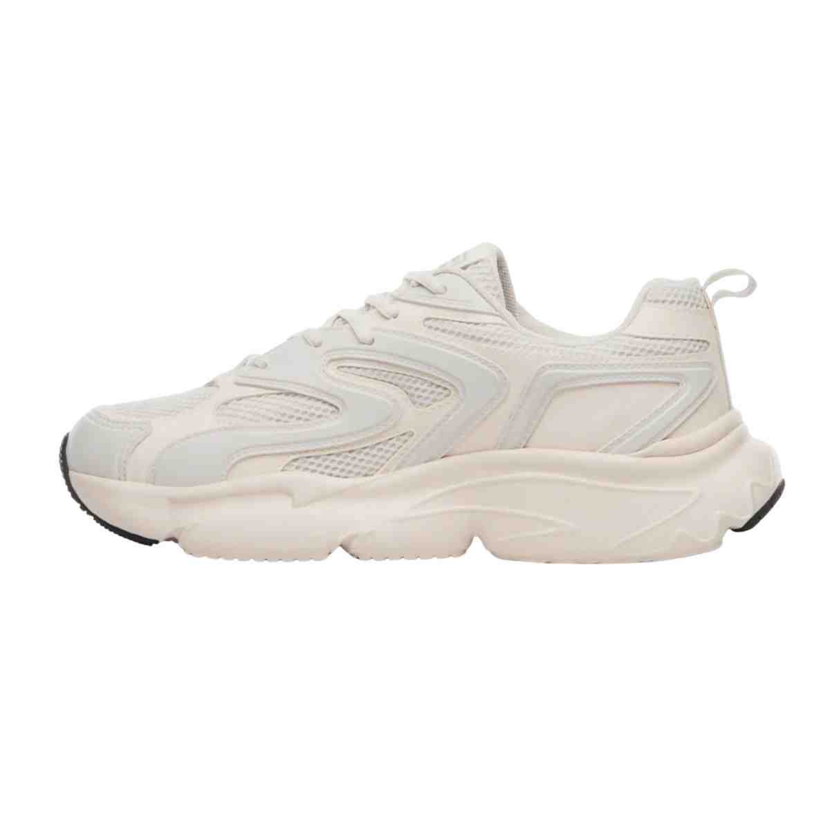 Tênis Casual Feminino Fila Buzzard Bold Bege Bege 6