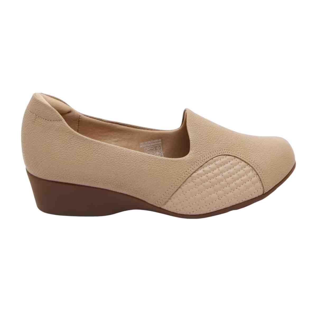 Sapato Feminino Anabela Modare Nude