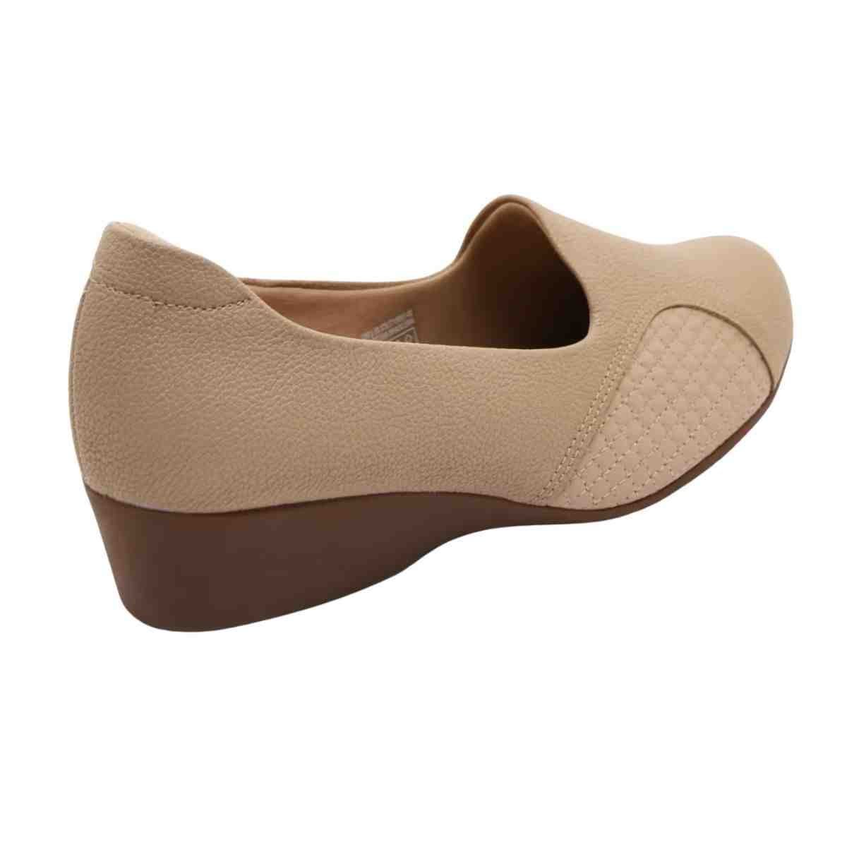 Sapato Feminino Anabela Modare Nude Nude 6