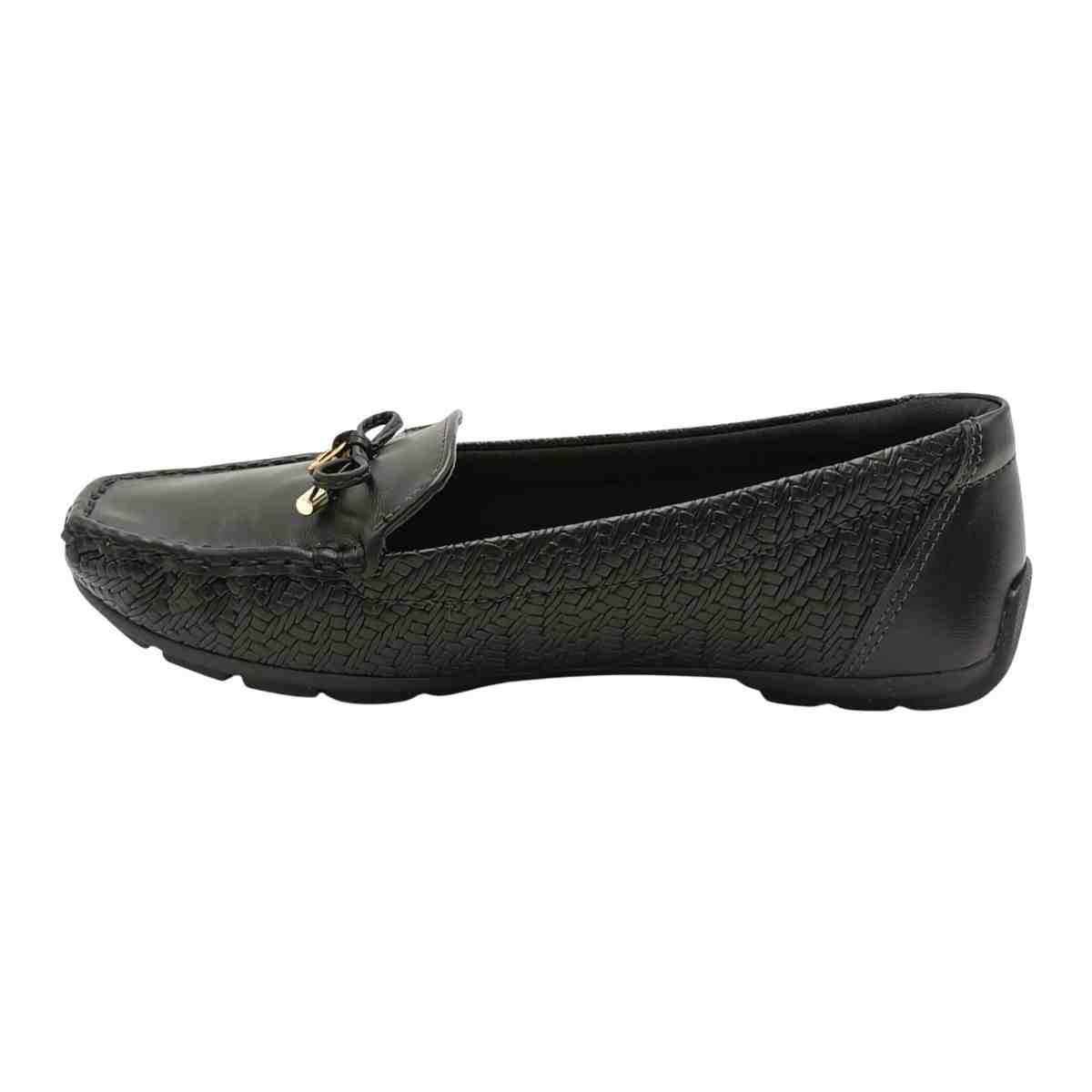 Sapato Feminino Mocassim Modare Preto Preto 5