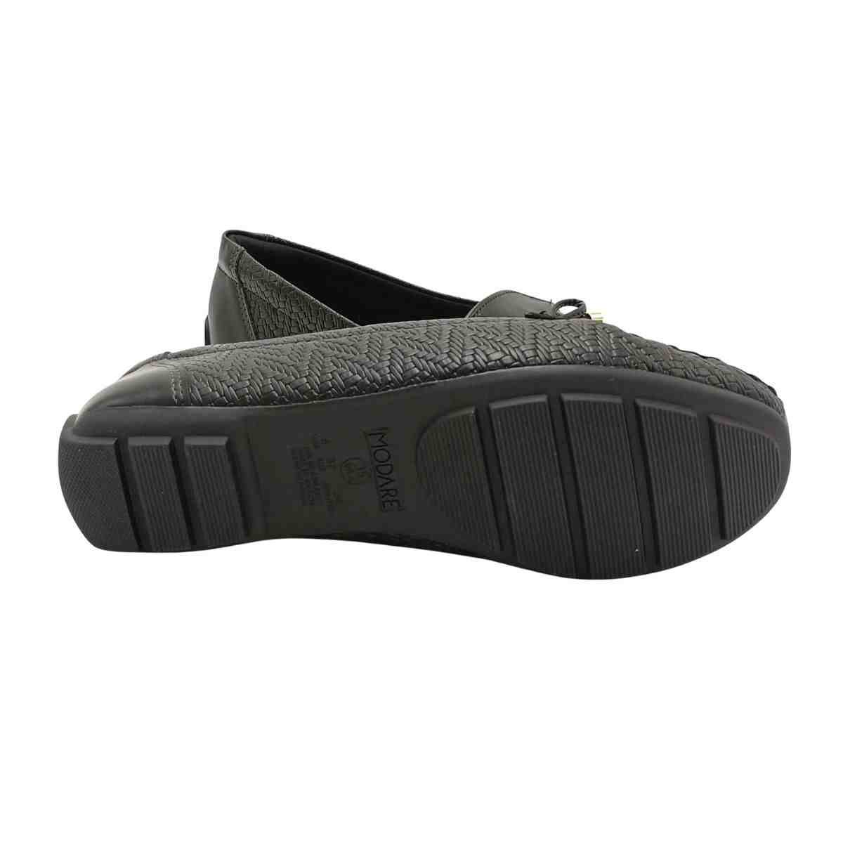 Sapato Feminino Mocassim Modare Preto Preto 6