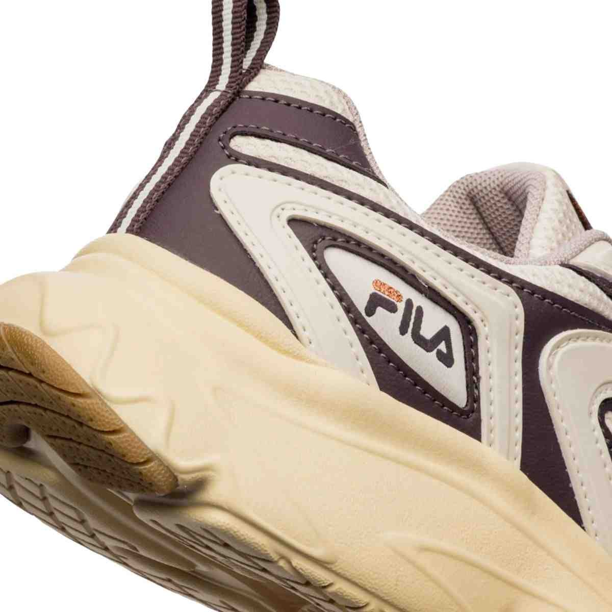 Tênis Casual Feminino Fila Buzzard Bold Bege E Marrom Bege/Marrom 5