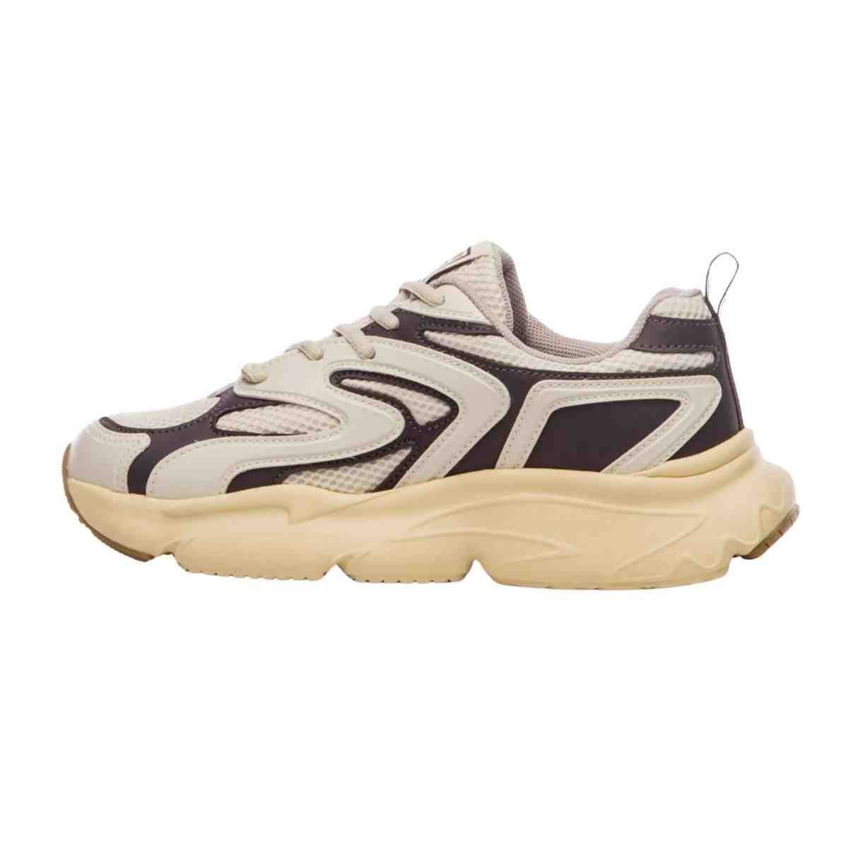 Tênis Casual Feminino Fila Buzzard Bold Bege E Marrom Bege/Marrom 6