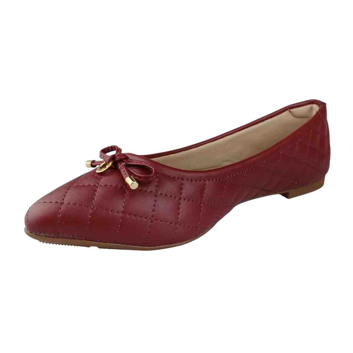 Sapatilha Feminina Bico Fino Modare Vermelha Vermelho 6