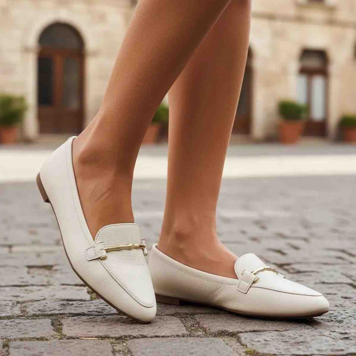 Sapatilha Feminina Bico Fino Modare Utraconforto Off White Off White 4