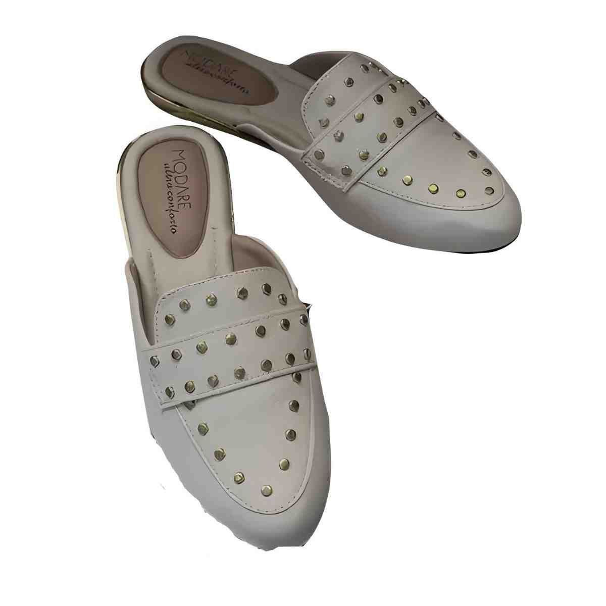 Sapato Feminino Mule Mocassim Modare Off White Off White 2