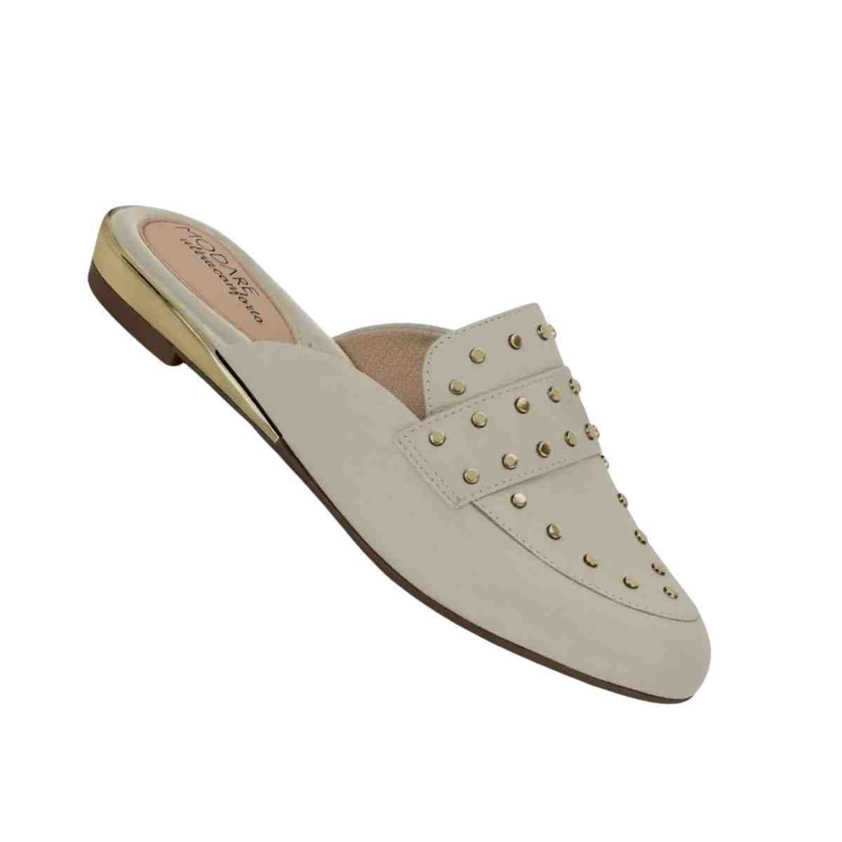 Sapato Feminino Mule Mocassim Modare Off White Off White 7