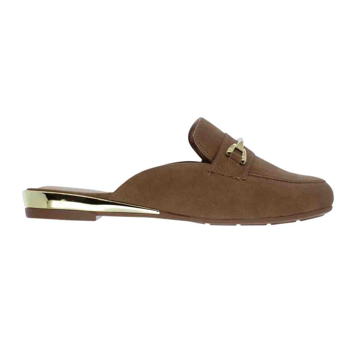 Sapato Feminino Mule Mocassim Modare Castanho