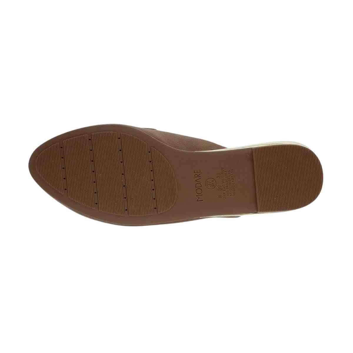 Sapato Feminino Mule Mocassim Modare Castanho Castanho 5