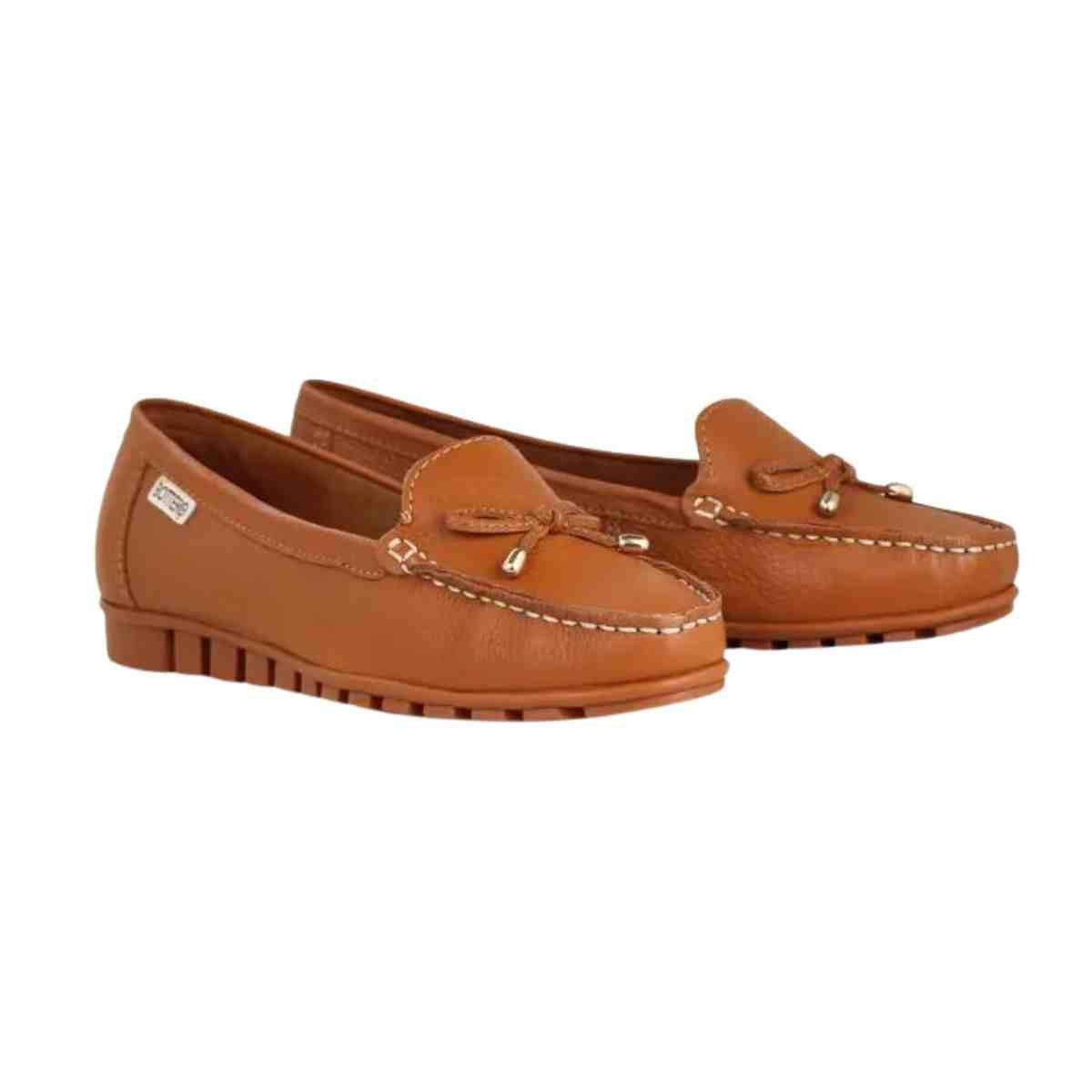 Sapato Feminino Mocassim Bottero Caramelo