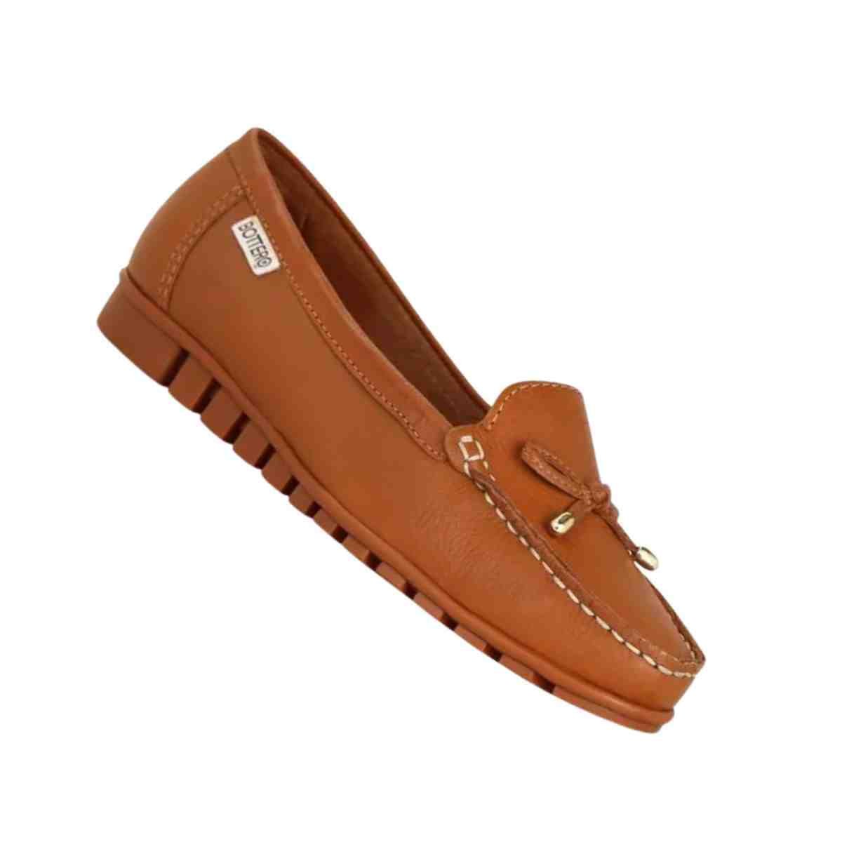 Sapato Feminino Mocassim Bottero Caramelo Caramelo 6