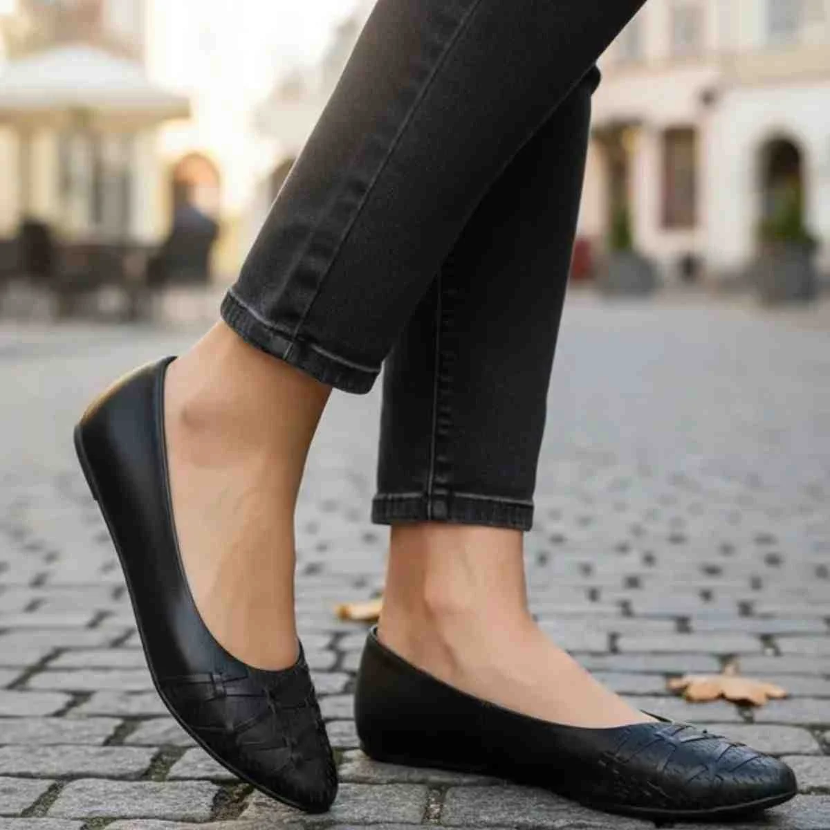 Sapatilha Feminina Bico Fino Bottero Preta Preto 3