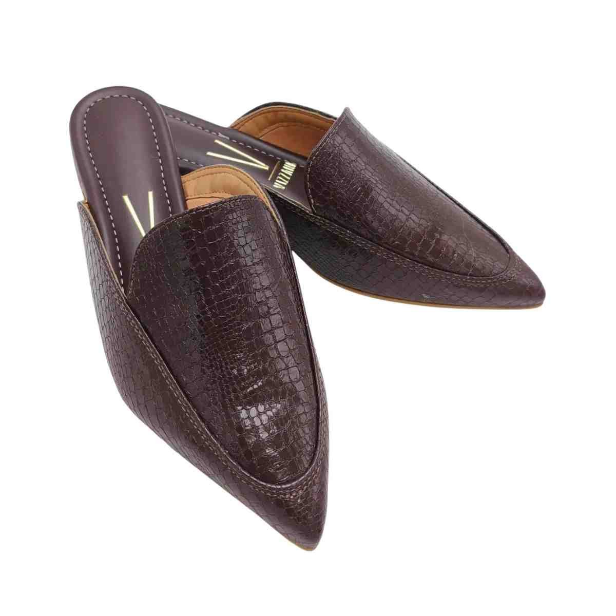 Sapato Feminino Mule Vizzano Marrom Cacau 3