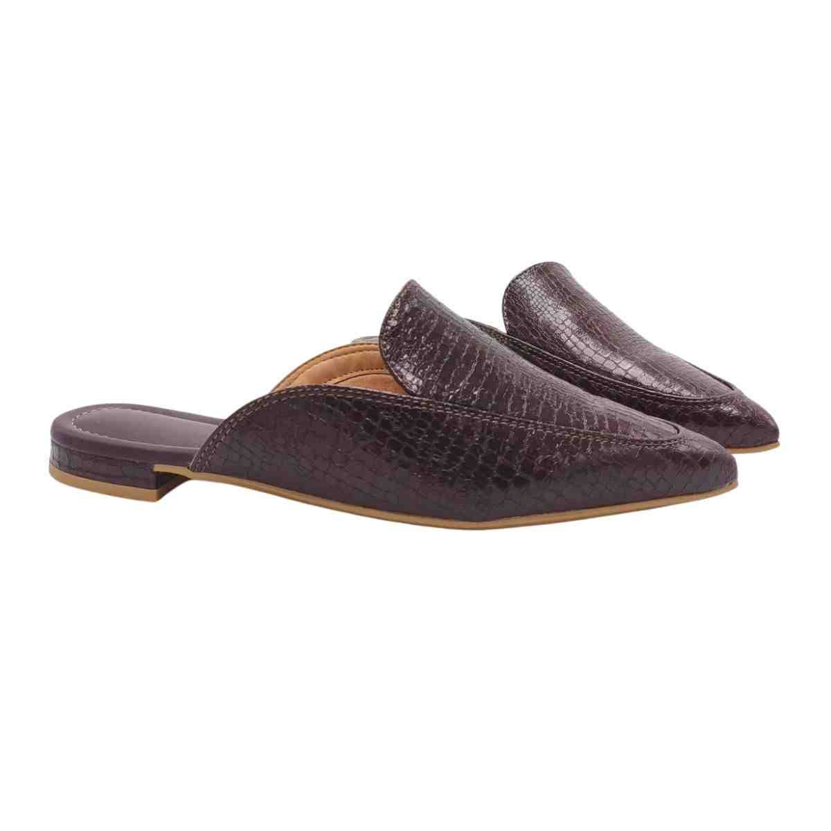 Sapato Feminino Mule Vizzano Marrom Cacau 4