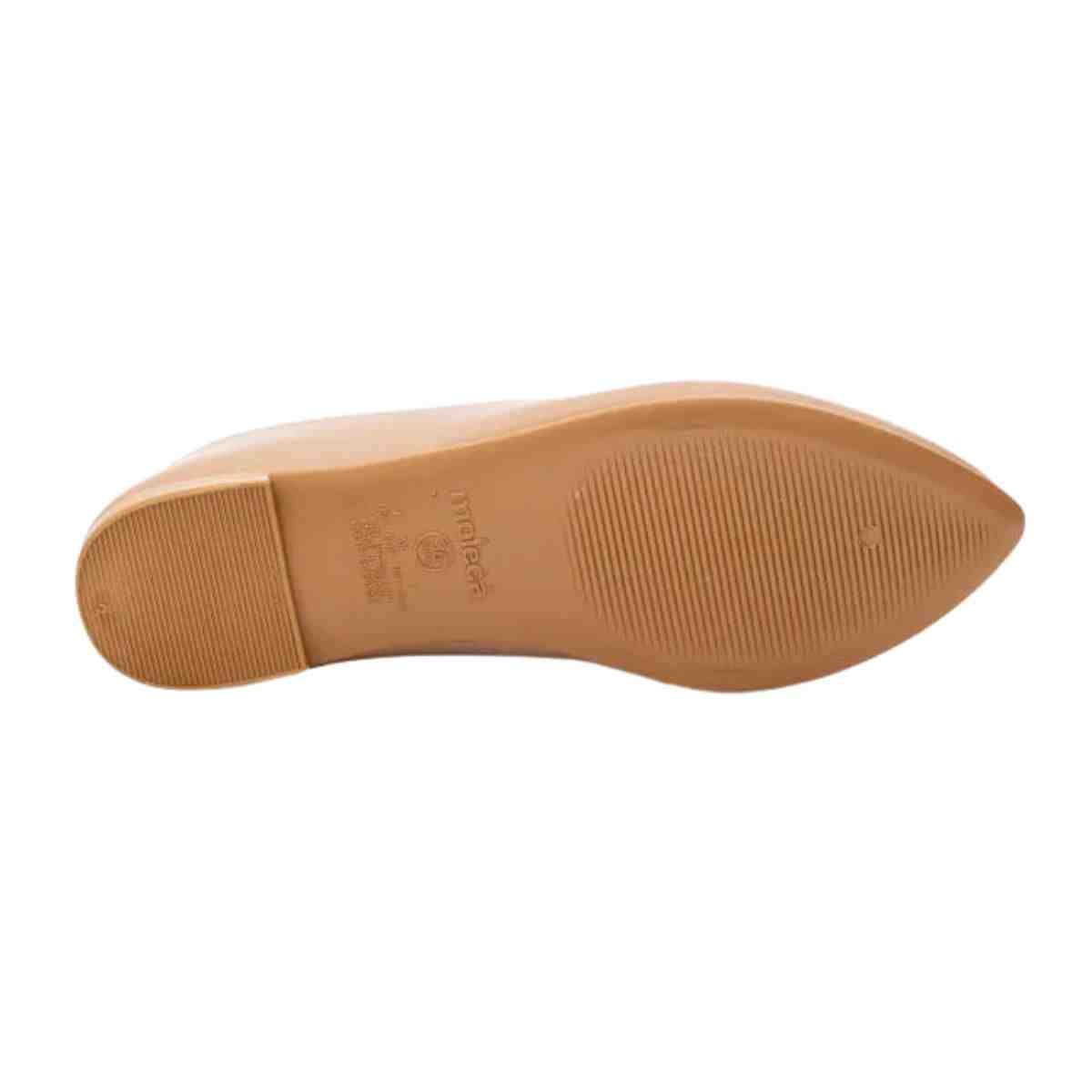 Sapatilha Feminina Bico Fino Moleca Bege Bege 3