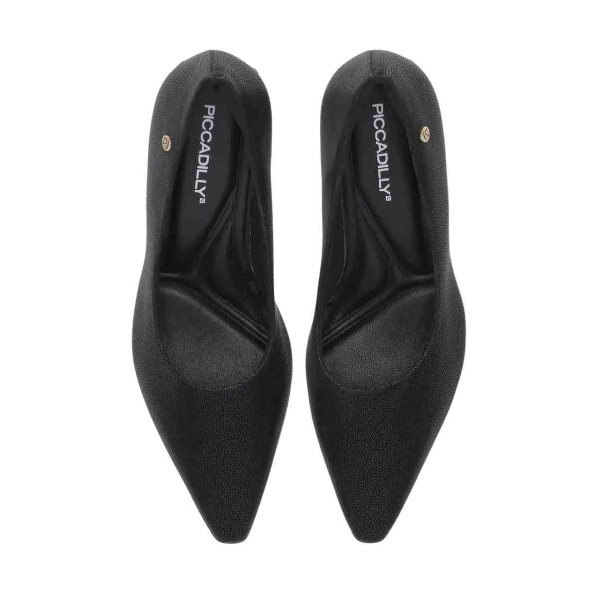 Sapato Feminino Salto Alto Grosso Piccadilly Preto Preto 3
