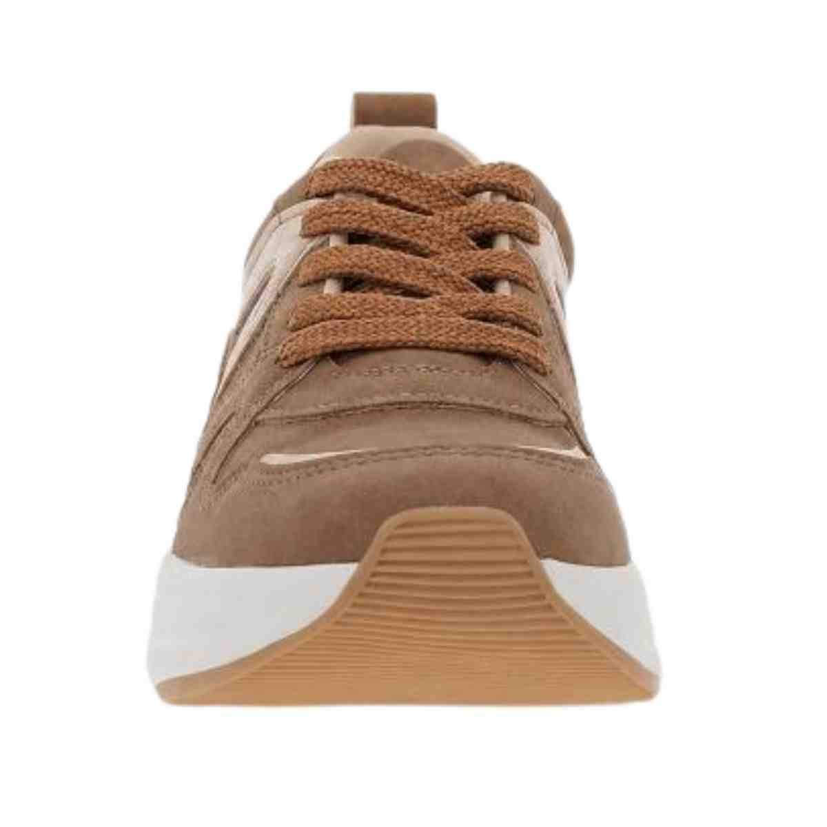 Tênis Moda Feminino Modare Chunk Castanho Castanho/Dourado 3