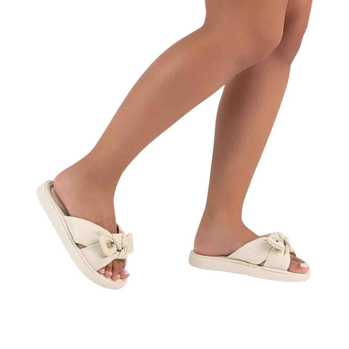 Tamanco Feminino Anabela Modare Off White Off White 4