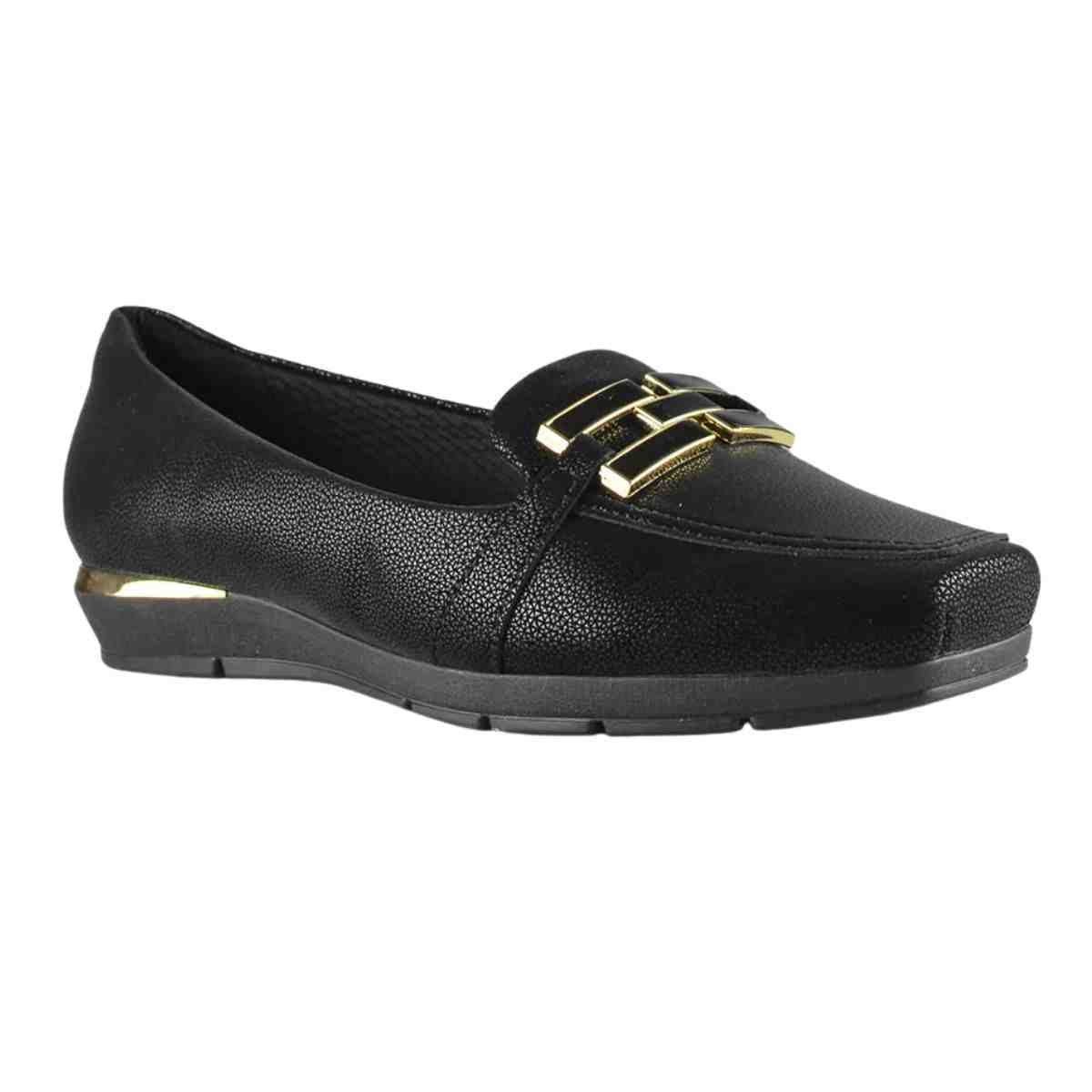 Sapato Fem Anabela Piccadilly 147329-1 Preto 2