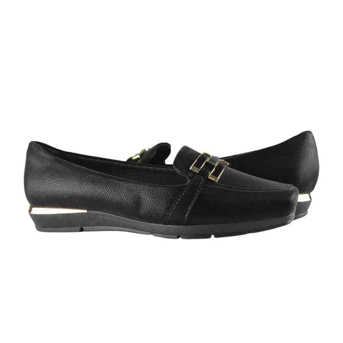 Sapato Fem Anabela Piccadilly 147329-1 Preto 7