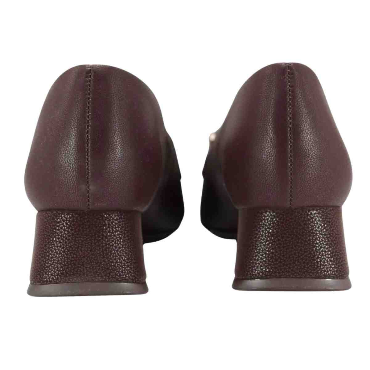 Sapato Feminino Salto Baixo Grosso Piccadilly Marrom Cacau 7