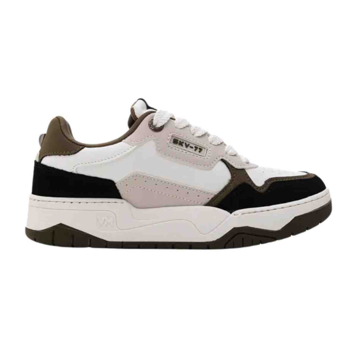Tênis Moda Feminino Via Marte Street Branco E Verde