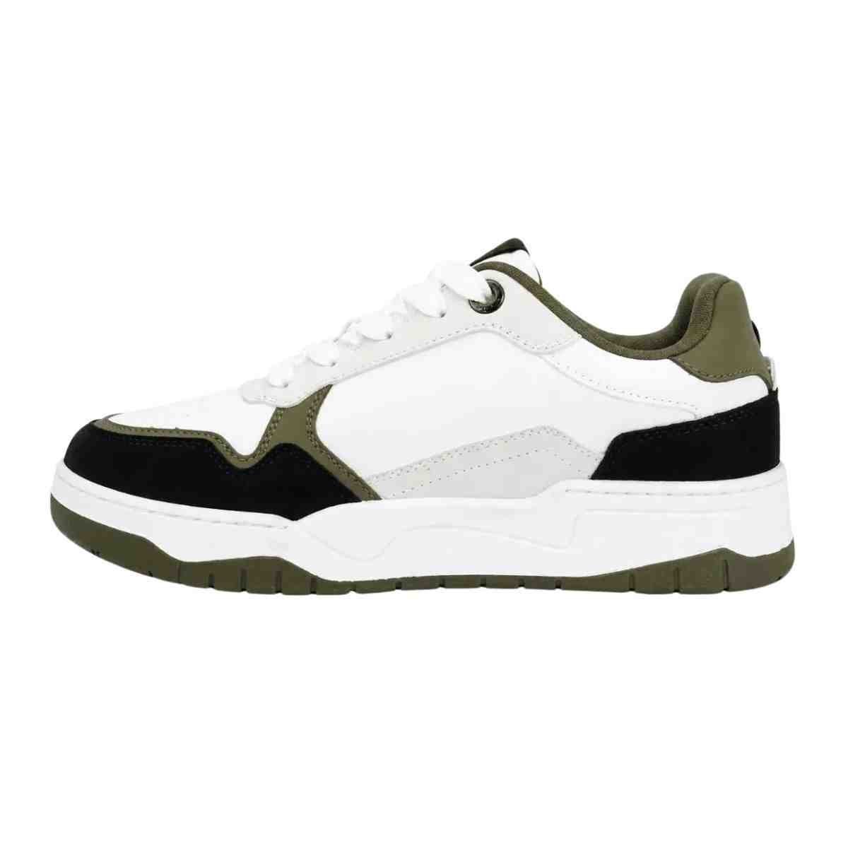 Tênis Moda Feminino Via Marte Street Branco E Verde Branco/Verde 4