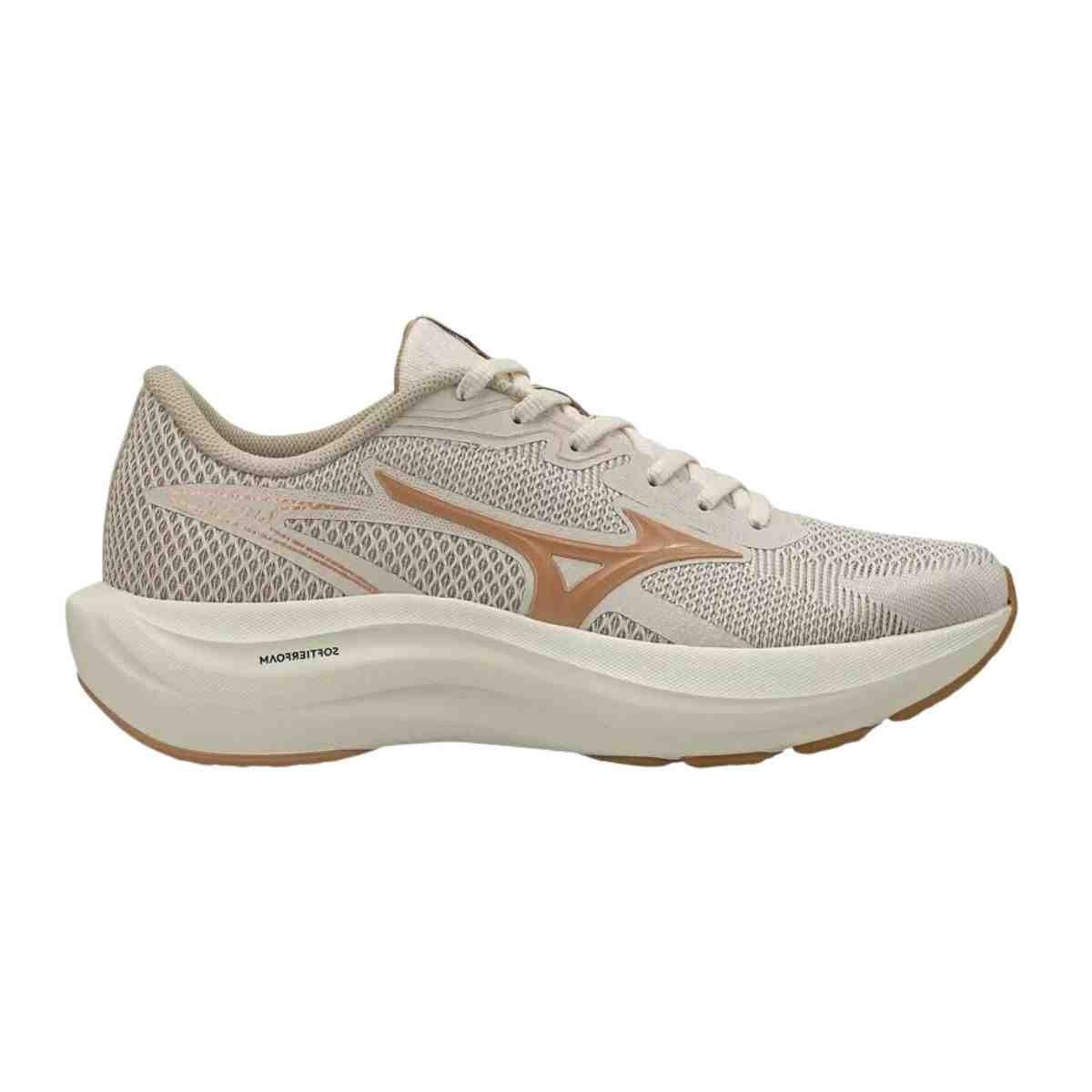 Tênis Corrida Feminino Mizuno Virtue 2 Bege