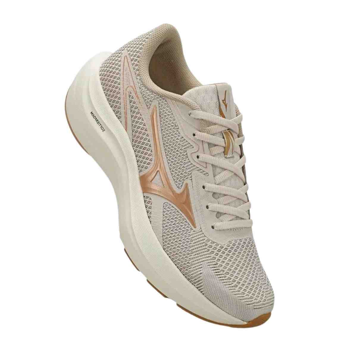 Tênis Corrida Feminino Mizuno Virtue 2 Bege Bege 2