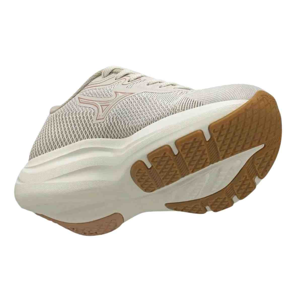 Tênis Corrida Feminino Mizuno Virtue 2 Bege Bege 4