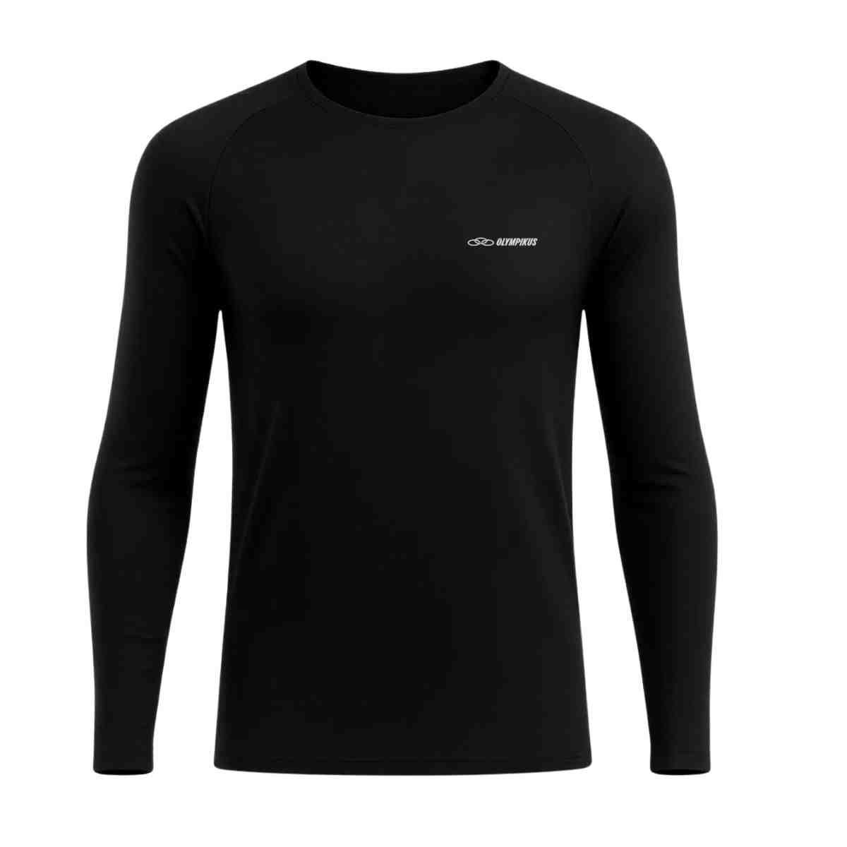 Camiseta Masculina Olympikus Runner Preta Preto 4
