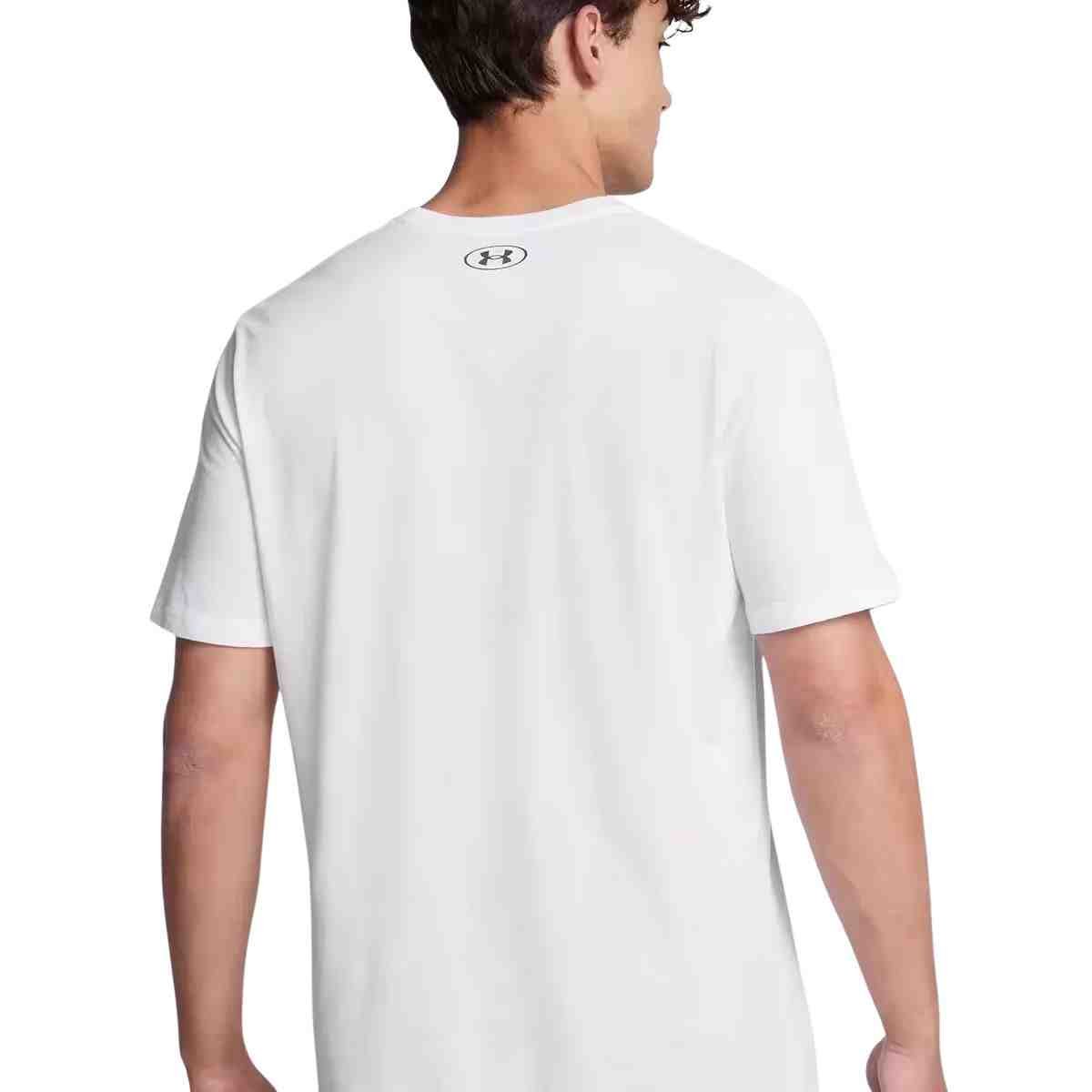 Camiseta Masculina Under Armour Box.Sports Up Branco Branco 2