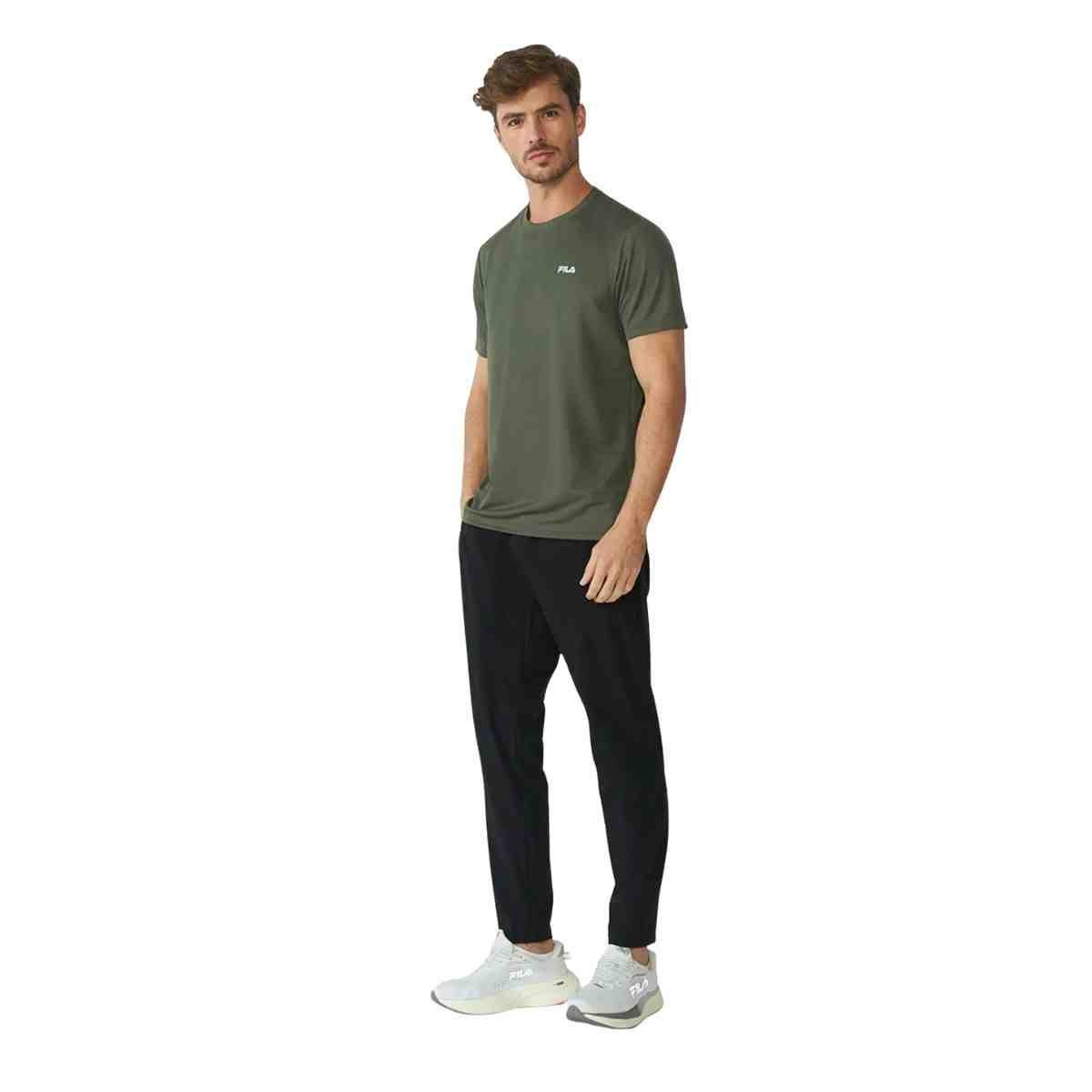 Camiseta Masculina Fila Sports Light Verde Verde Oliva 2