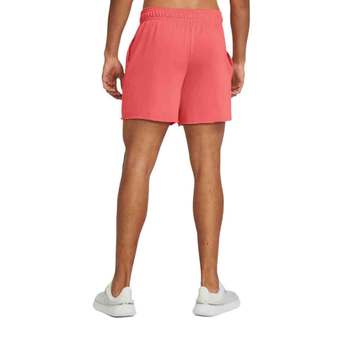 Shorts Masculino Curto Under Armour Rival Terry Coral Coral 3