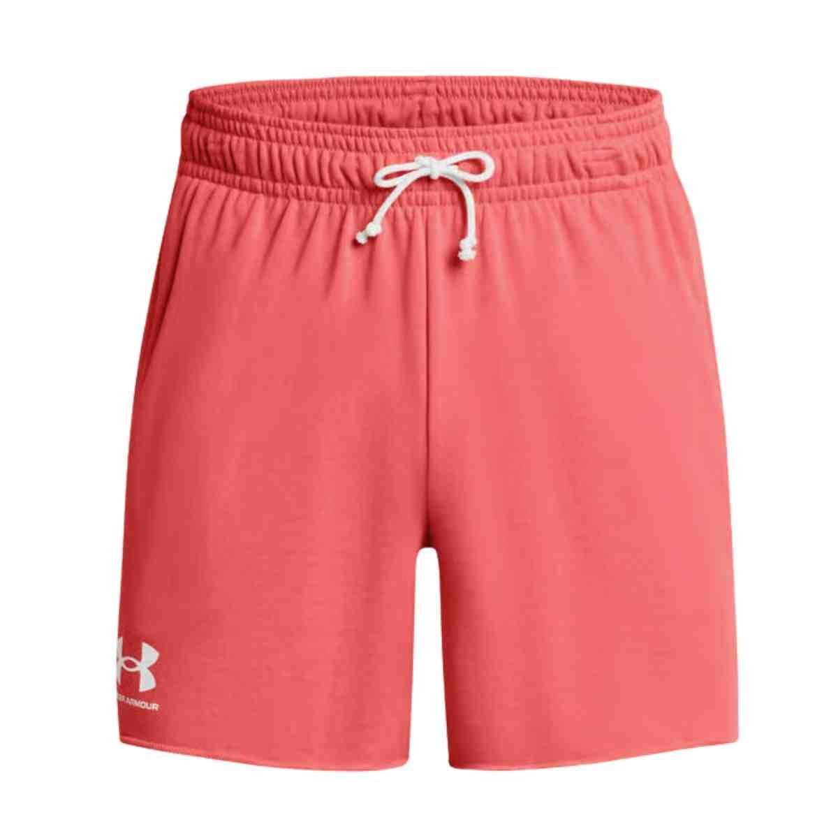 Shorts Masculino Curto Under Armour Rival Terry Coral Coral 4