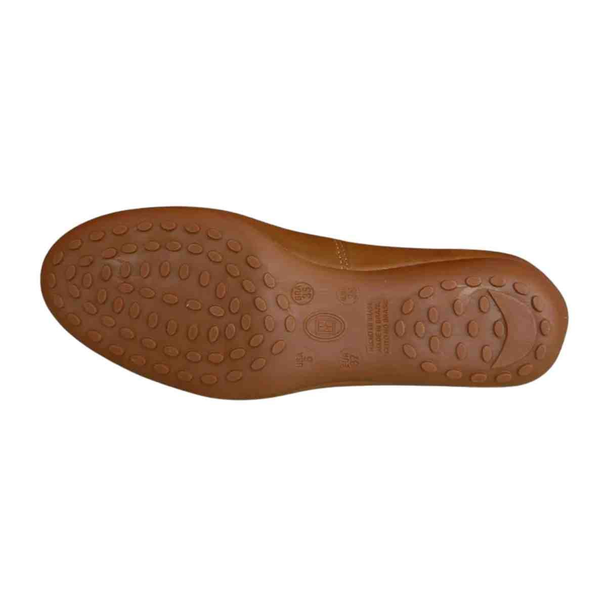 Sapatilha Feminina Bico Redondo Bottero Caramelo Caramelo 4