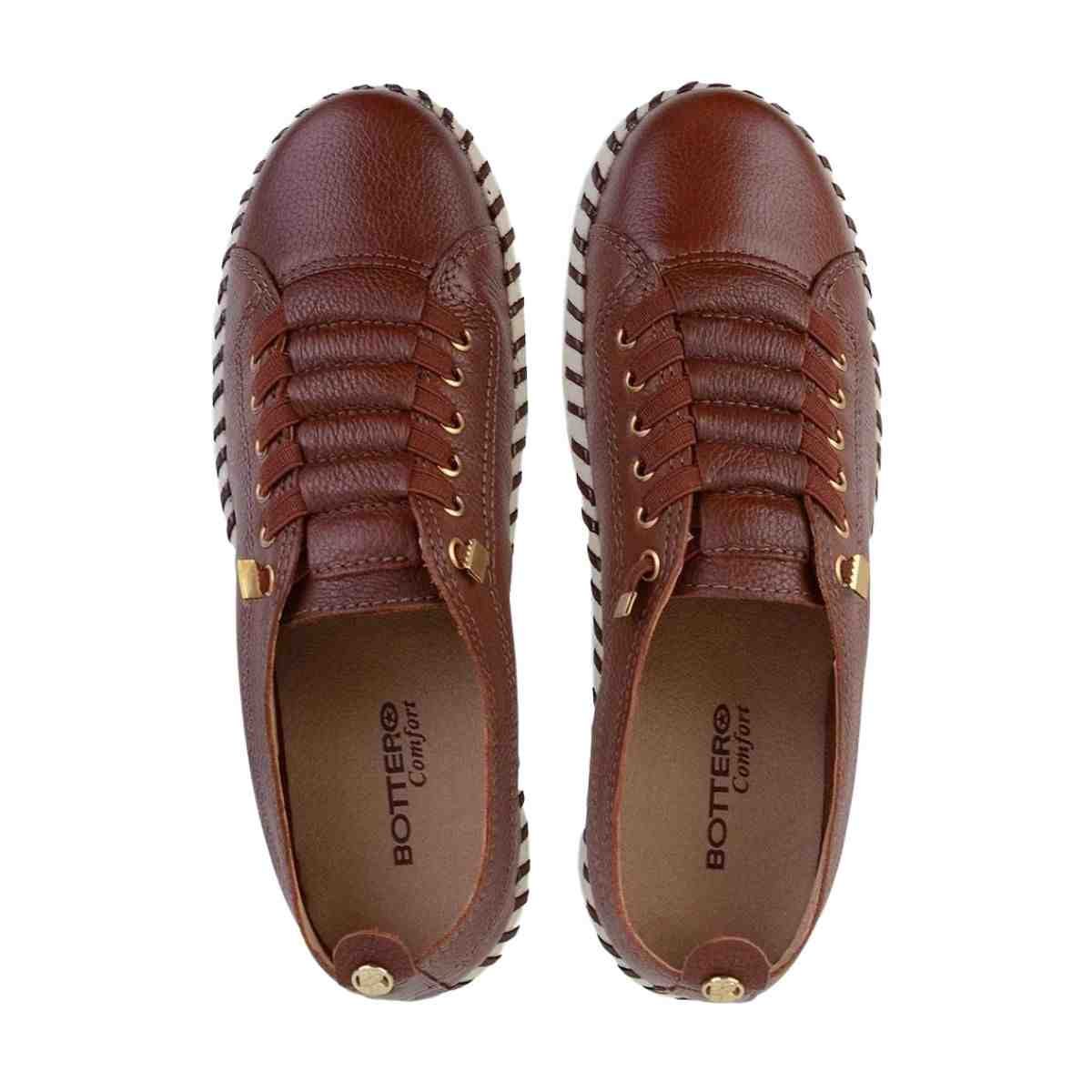 Tênis Moda Feminino Bottero Twister Conhaque Conhaque 3
