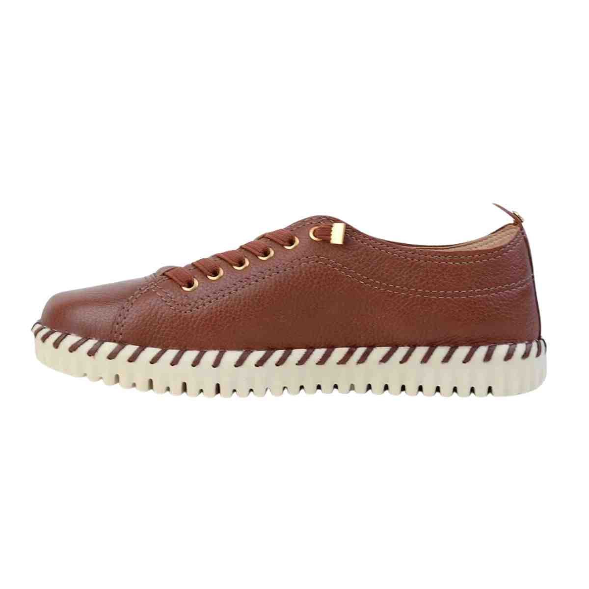 Tênis Moda Feminino Bottero Twister Conhaque Conhaque 5