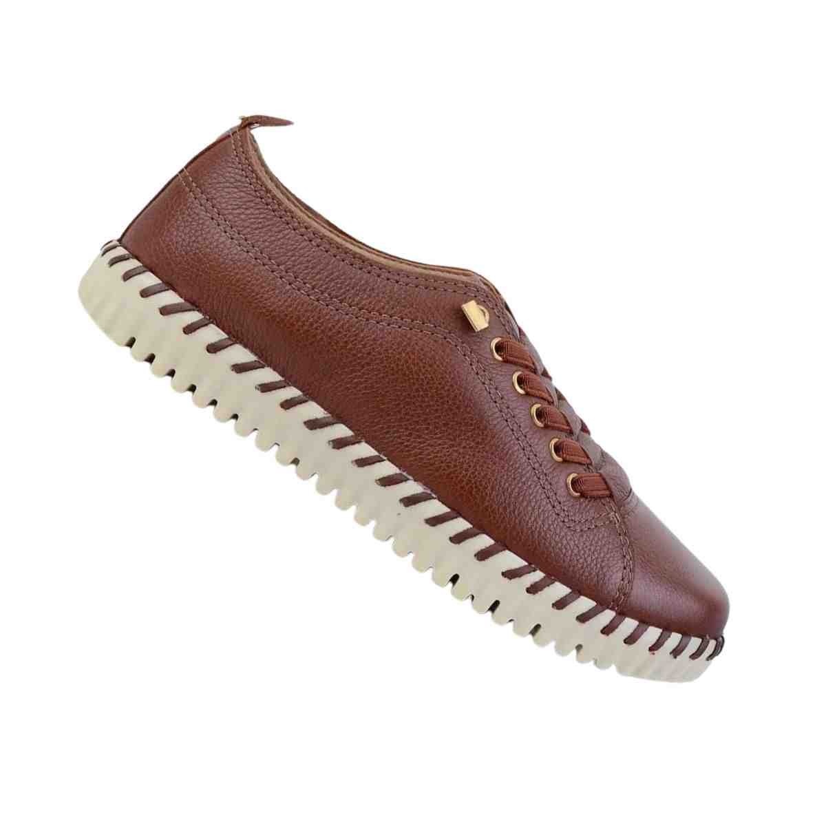 Tênis Moda Feminino Bottero Twister Conhaque Conhaque 7