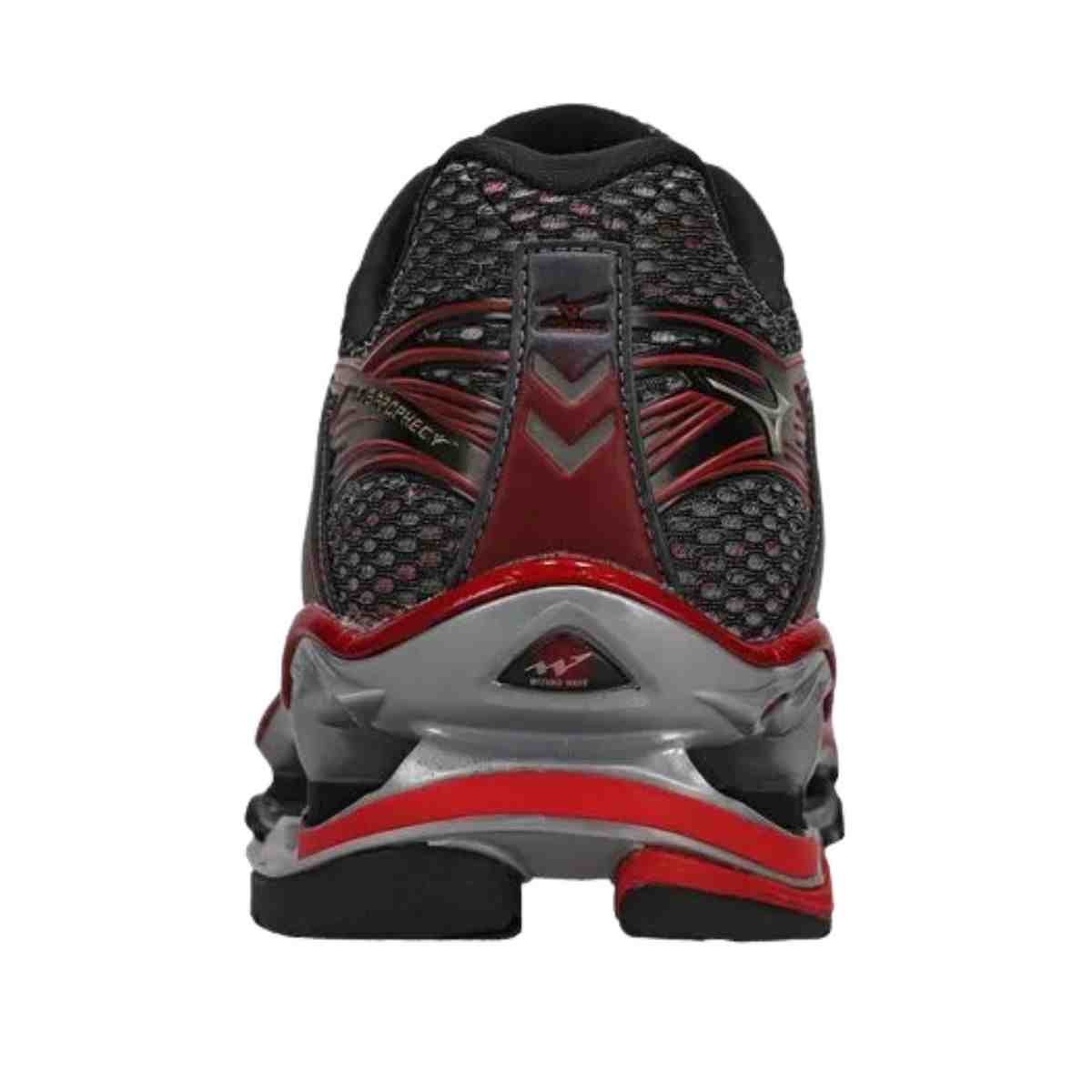 Tênis Corrida Masculino Mizuno Wave Prophecy 1 Chumbo E Vermelho Chumbo 7